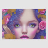 フラワーガールプリンセスインスパイアバイウクライナ文化 薄葉紙 (正面)