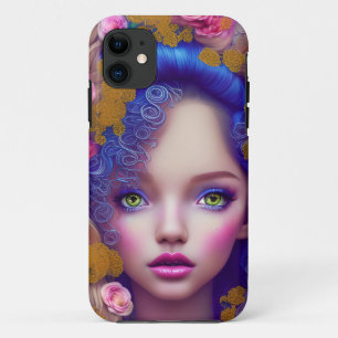 フラワーガールプリンセスインスパイアバイウクライナ文化 iPhone 11 ケース