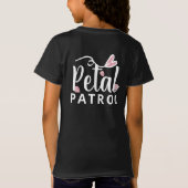 フラワーガールペタルパトロールTシャツ Tシャツ (裏面)