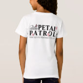 フラワーガールペタルパトロールTシャツ Tシャツ (裏面)