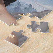 フラワーガールポートレート ジグソーパズル (側面)