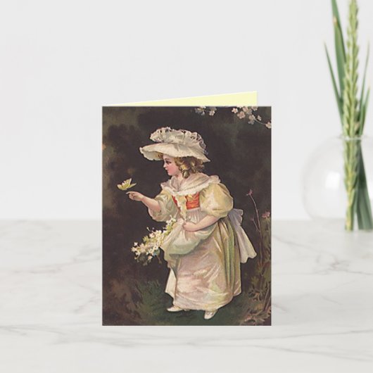 フラワーガールリクエストカード招待状招待状 招待状 (正面)