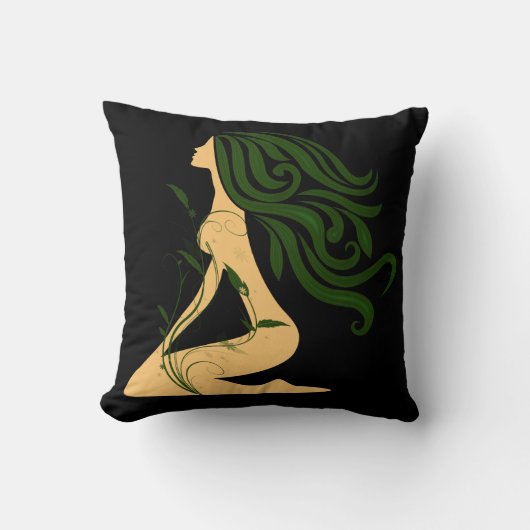 フラワーガールリバーシブルピロー クッション (正面)