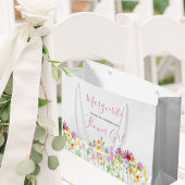 フラワーガールワイルドフラワーメドウありがとうございました ラージペーパーバッグ