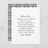 フラワーガール感謝の詩カード (正面/裏面)