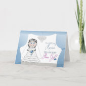 フラワーガール招待状 – シャンデリア付き花嫁 招待状 (正面)