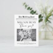 フラワーガール提案カスタム新聞 ポストカード (スタンド正面)