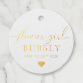 フラワーガール提案用ホイル フェイバータグ (正面)