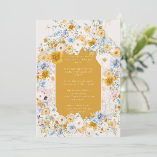 フラワーガール提案詩 (スタンド正面)