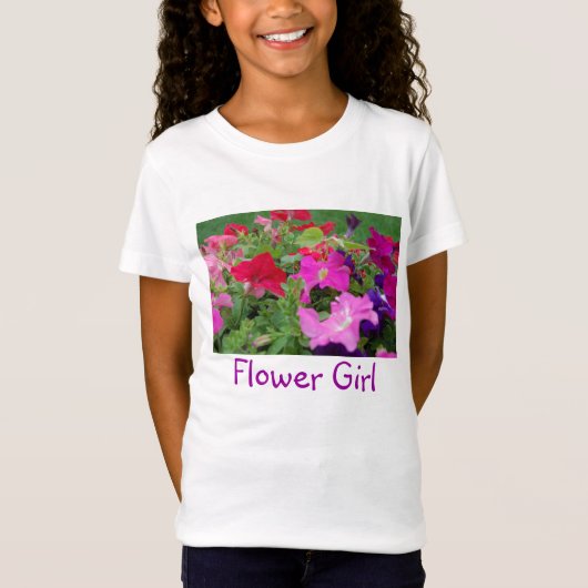 フラワーガール牡丹 Tシャツ (正面)