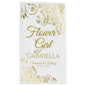 フラワーガール結婚ズ抱き枕小 スモールペーパーバッグ (裏面)