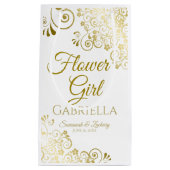 フラワーガール結婚ズ抱き枕小 スモールペーパーバッグ (正面)