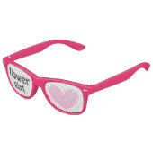 フラワーガール結婚式の引き出物ピンクA03 キッズサングラス (アングル)