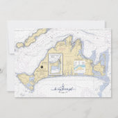 フラワーガール航海の結婚ズ |マーサのブドウ畑 招待状 (裏面)