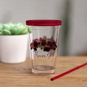 フラワーガール花嫁ギフトフローラ結婚ズタンブラー アクリルタンブラー