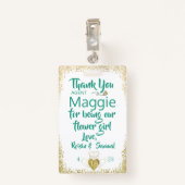 フラワーガール花弁パトロールバッジ バッジ (裏面クリップ)