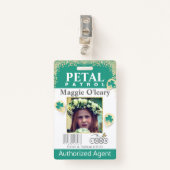 フラワーガール花弁パトロールバッジ バッジ (正面クリップ)