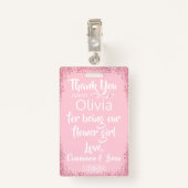 フラワーガール花弁パトロールバッジ バッジ (裏面クリップ)