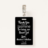 フラワーガール花弁パトロールバッジ バッジ (裏面クリップ)