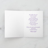 フラワーガール - ウェディングアテンダントへの招待状 招待状 (内部)