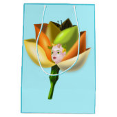 フラワーガール ギフトバッグ - カスタマイズ可能 (裏面)