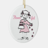 フラワーガール セラミックオーナメント (右)