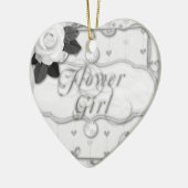 フラワーガール セラミックオーナメント (左)