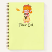 フラワーガール🌻🧡💛 ノートブック (正面)