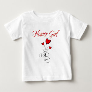 フラワーガール ベビーTシャツ