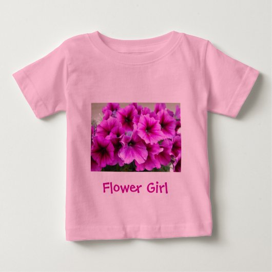 フラワーガール ベビーTシャツ (正面)