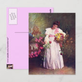 フラワーガール ポストカード (正面/裏面)