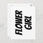 フラワーガール ポストカード (正面/裏面)