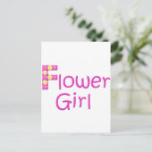 フラワーガール ポストカード (スタンド正面)
