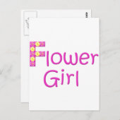 フラワーガール ポストカード (正面/裏面)