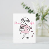 フラワーガール ポストカード (スタンド正面)