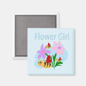 フラワーガール マグネット (正面/裏面)