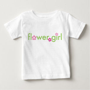 フラワーガール – 乳児Tシャツ ベビーTシャツ
