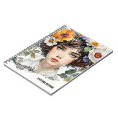 フラワーガール | 献身的なノートブックのジャーナル ノートブック (左側)