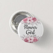 フラワーガール 缶バッジ (正面&裏面)