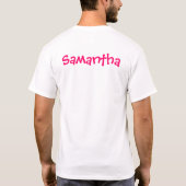 フラワーガール Tシャツ (裏面)