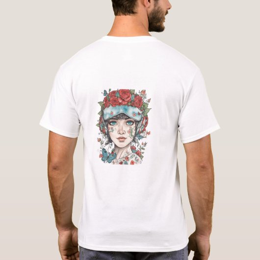 フラワーガール Tシャツ (裏面)