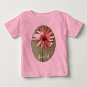 フラワーガールTシャツ ベビーTシャツ (正面)