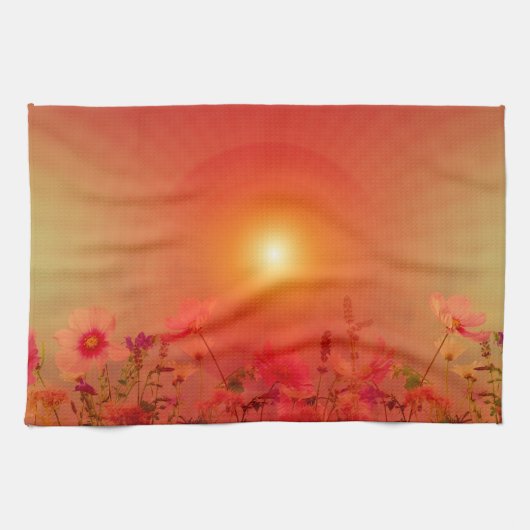 フラワーキッチンタオル キッチンタオル (横)