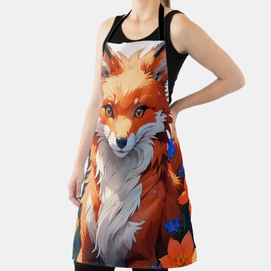 フラワーキツネ エプロン (インサイチュ)