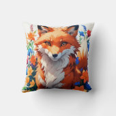 フラワーキツネ クッション (裏面)