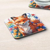 フラワーキツネ コースター (左側)