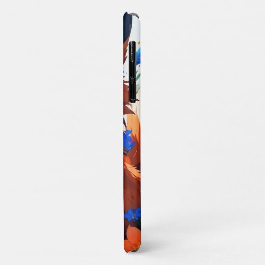 フラワーキツネ Case-Mate iPhoneケース (裏面/左)