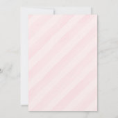 フラワーキティ猫の誕生日の招待状 招待状 (裏面)