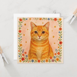 フラワーキャットカード カード