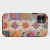 フラワーキルト柄 Case-Mate iPhoneケース (裏面(横))